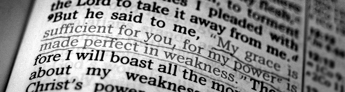 2 Corinthians 12:9